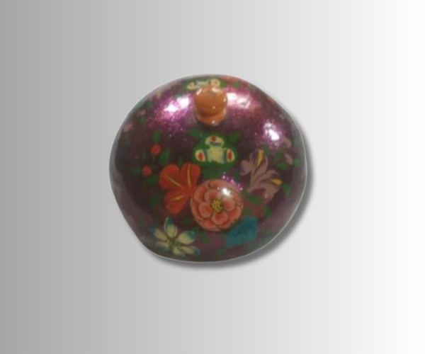 PAPIER MACHIE POWDER BOX